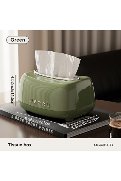 Choice1 Green Uforu Minimalist Tissue Box for Bathroom & Kitchen Home Decor A...
