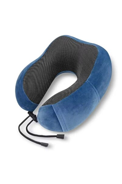choice2 وسادة سفر زرقاء من قطن الميموري فوم، قطعة واحدة، على شكل حرف U، مناسب...