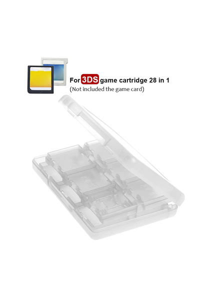 choice2 صندوق تخزين بطاقات ألعاب DATA FROG أبيض اللون لأجهزة NDS و3DS، يتسع ل...