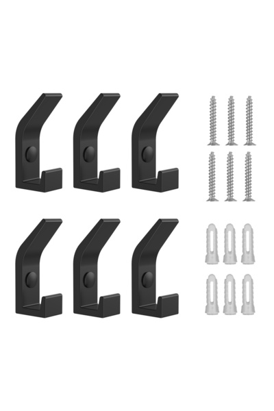 Choice 6PCS 6PCS Bathroom Kitchen Hook 22lbs Load Capacity Heavy Duty Hook To...