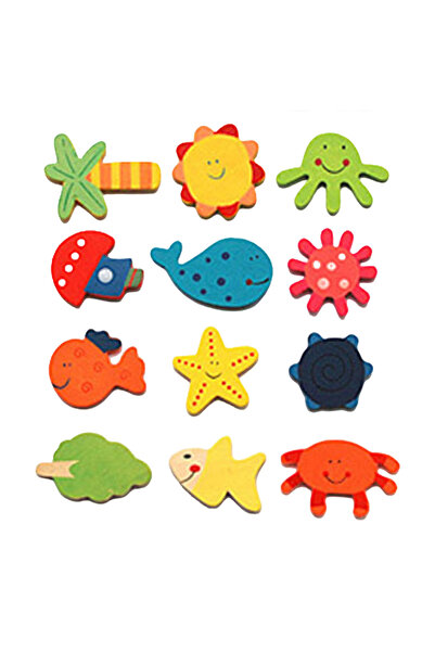 choice2 12 Pcs Random style Magnetic Letters Numbers Refrigerator Magnets Col...