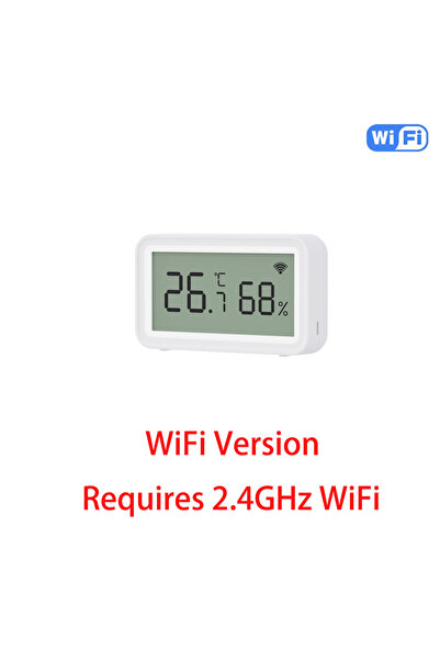 Choice1 مستشعر درجة الحرارة والرطوبة من تويا بتقنية الواي فاي، مع إمكانية الت...