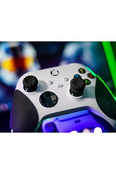 Choice أغطية سوداء لعصا التحكم التناظرية لجهاز Xbox One Freek، متوافقة مع PS4...