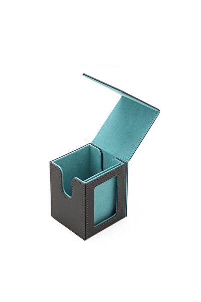 Choice5 black light blue Window Collection Box Game Card Organizer Storage Bo...