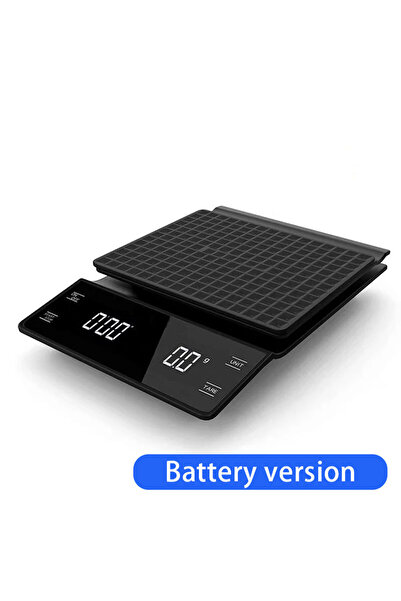 Choice1 ميزان مطبخ إلكتروني عالي الدقة مزود بشاشة LCD وبطارية ومؤقت، مناسب لل...