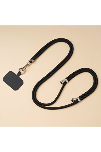 Choice3 POLYESTER black Crossbody Lanyard Necklace Strap Universal Mobile Pho...