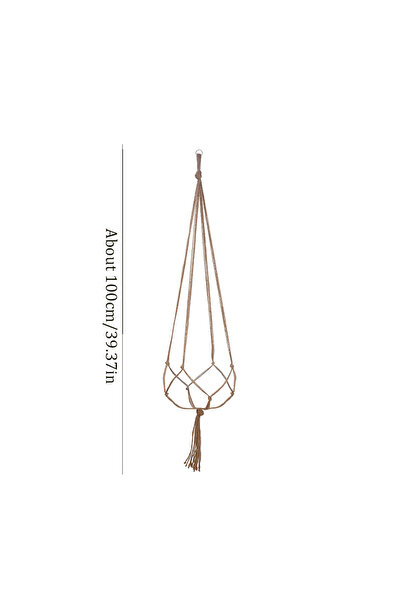 Choice3 11A247-100cm Plant Hanger Rope After Balcony Accessories Hanging Flow...