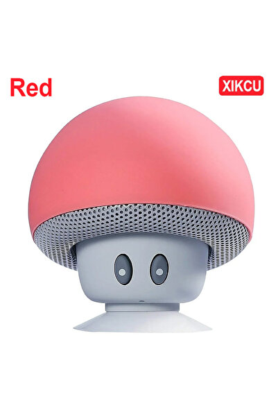 Choice1 مكبر صوت بلوتوث صغير على شكل فطر أحمر من XIKCU، مكبر صوت ذكي محمول صغ...