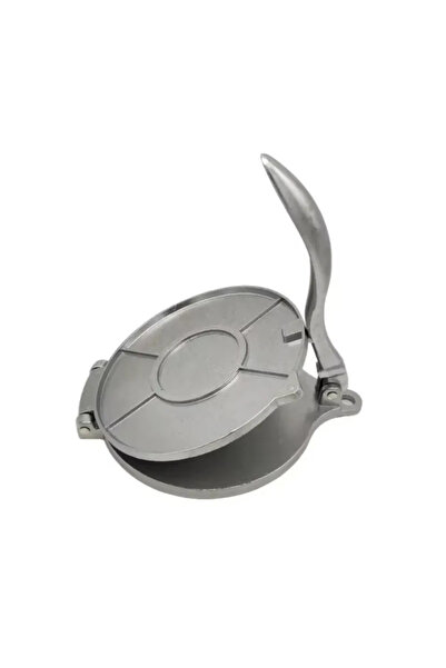 Choice1 مكبس تورتيلا يدوي مصنوع من سبائك الألومنيوم المتينة، فضي اللون، مقاس ...