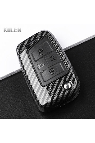 Choice1 4 BTN Carbon 3 4 Butt Carbon Fiber Car Key Case Cover For VW Volkswag...