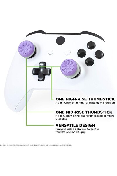 Choice4 أغطية مقابض الإبهام البنفسجية لجهاز Xbox One Freek، وأغطية مقابض عصا ...
