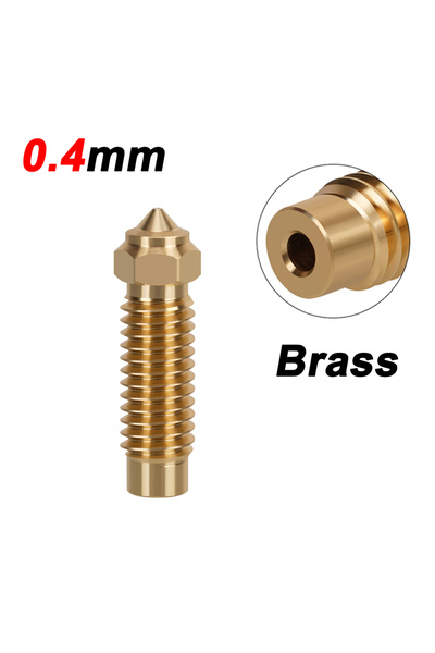 Choice77 قطعتان من النحاس الأصفر - 0.4 مم لفوهة Elegoo Neptune 4 Max/4 Plus، ...