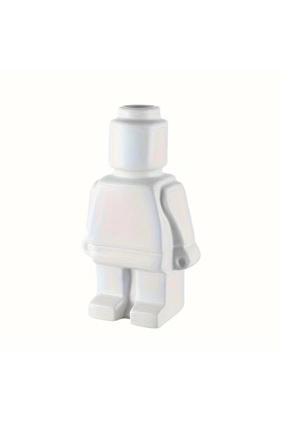 choice2 WHITE Nordic Style Ceramic Robot Vase Indoor Flower Pot Modern Home I...