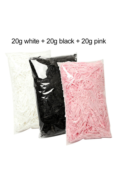 Choice8 20 غ ب 20 غ و 20 غ ب 20/40/60 غ من قصاصات وخيوط ورق الرافيا، قصاصات و...