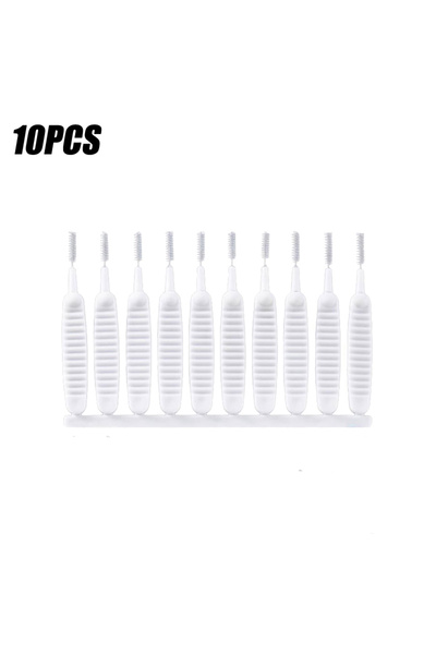 Choice5 10 قطع - 500 قطعة فرشاة تنظيف الدش، فرشاة تنظيف دقيقة من النايلون للح...