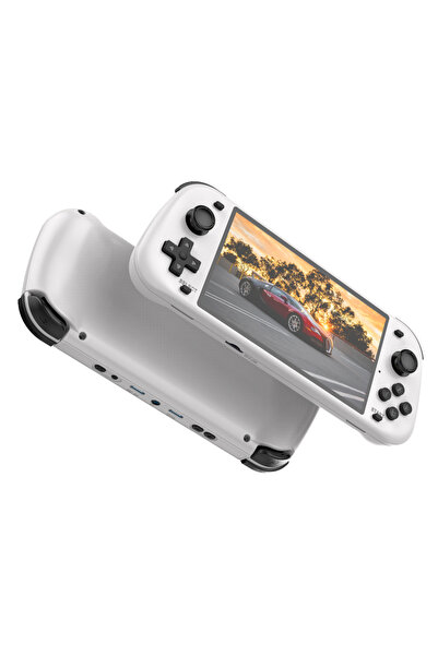 Choice جهاز ألعاب محمول أبيض اللون، سعة 128 جيجابايت، شاشة كبيرة 5 بوصات، طرا...