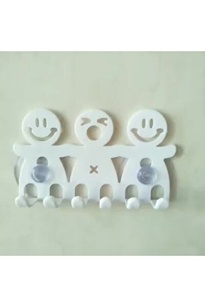 Choice WHITE 1 Wall Mounted Toothbrush Holder with Suction Cup, No Drilling R...