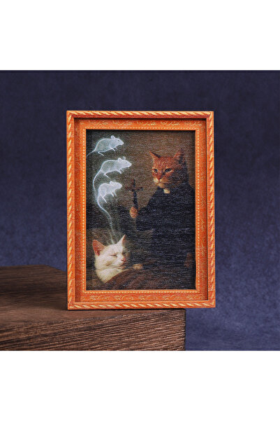 Choice7 مغناطيس ثلاجة على شكل قطة صغيرة لطيفة، إطار صور صغير للثلاجة