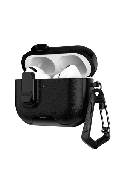 choice2 غطاء أسود لسماعات AirPods Pro 3، غطاء حماية كامل للجسم مقاوم للصدمات ...