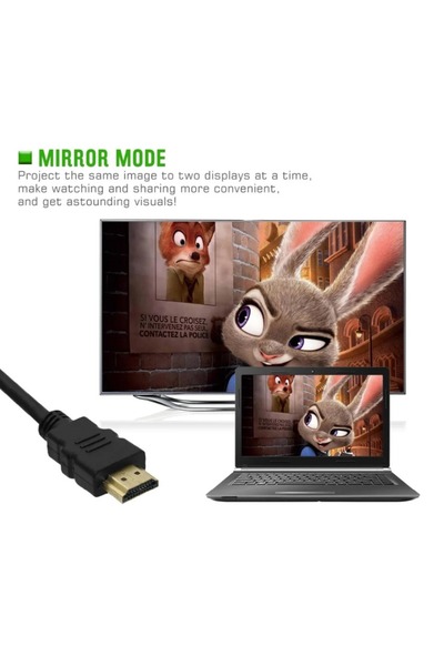 Choice4 كابل HDMI مطلي بالذهب بطول 1 متر، أسود، 5/3/1 متر، واجهة وسائط متعددة...