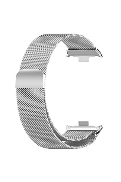 Choice12 For Mi Band 8 9 Pro Silver Metal Strap For Mi Band 8 9 Pro Magnetic ...