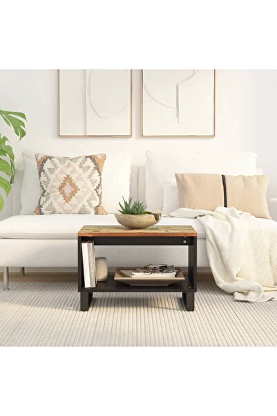 Concept Τραπεζάκι σαλονιού, 60x50x40 εκ., μασίφ ανακυκλωμένο ξύλο