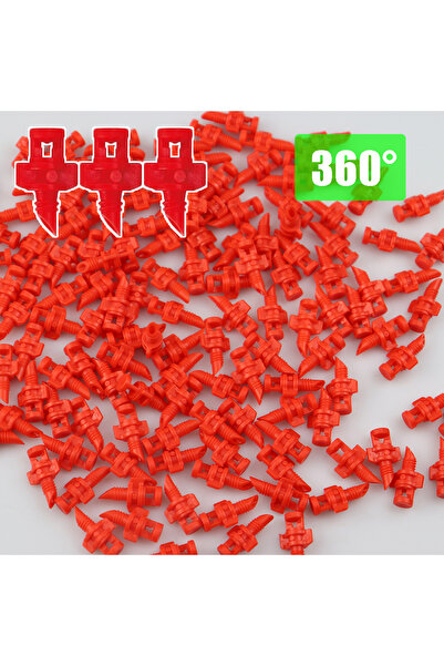 Choice1 50 قطعة من فوهات رش المياه الدقيقة للحدائق والمروج بزاوية 360 درجة، ق...