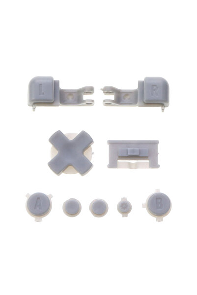 Choice1 Grey YuXi Replacement Butt Set For Gameboy Advance SP for GBA SP Cole...