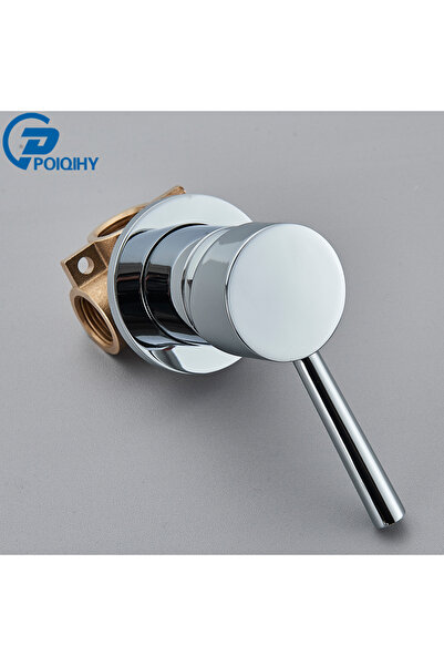 Choice5 صنبور خلاط من الكروم والنحاس، حنفيات مياه للحمام، صمام تحويل الدش، كر...