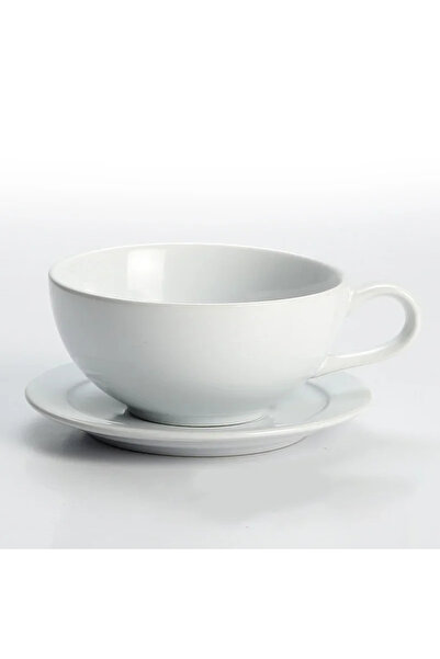Choice3 White 240ML Cappuccino Cups with Saucers,Double Ceramic Mug Espresso ...
