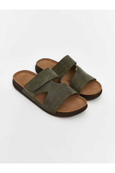 LC Waikiki Ανδρικές παντόφλες Özmarka New Season Suede Look