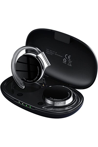 Choice1 سماعات رأس لاسلكية TWS سوداء، ليست داخل الأذن، مزودة بتقنية بلوتوث، و...