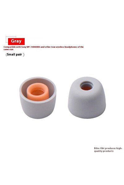 Choice1 KOQZM رمادي صغير، 3 أزواج (6 قطع)، سدادات أذن سيليكونية لسماعات WF-10...