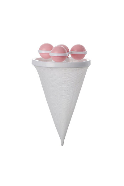 Choice حقيبة فلتر غسالة قابل لإعادة الاستخدام باللون الوردي، يلتقط الوبر والش...