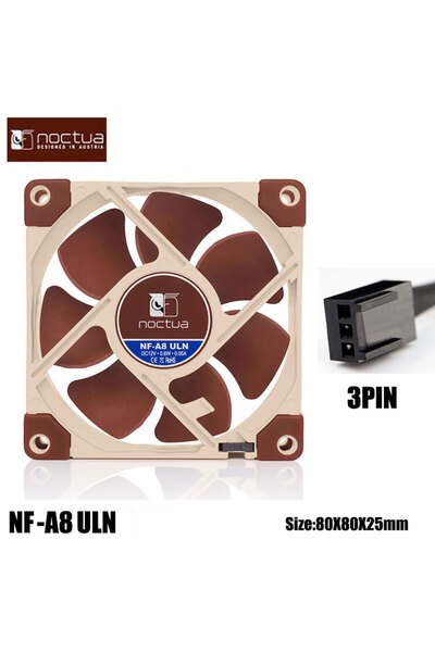 choice2 مروحة يحافظ على البرودة كمبيوتر NF-A8 ULN Ntua NF-A8 80mm 12 فولت/5 ف...