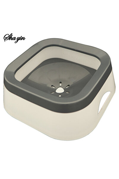 Choice حوض ماء عائم رمادي اللون للحيوانات الأليفة للاستخدام الخارجي، وعاء ماء...