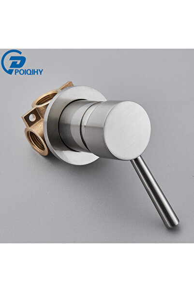 choice2 صنبور خلاط من النحاس المصقول بالنيكل، حنفيات مياه للحمام، صمام تحويل ...