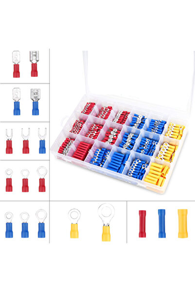 Choice4 1200pcs WOZOBUY Insulated Cable Connector Electrical Wire Crimp Spade...