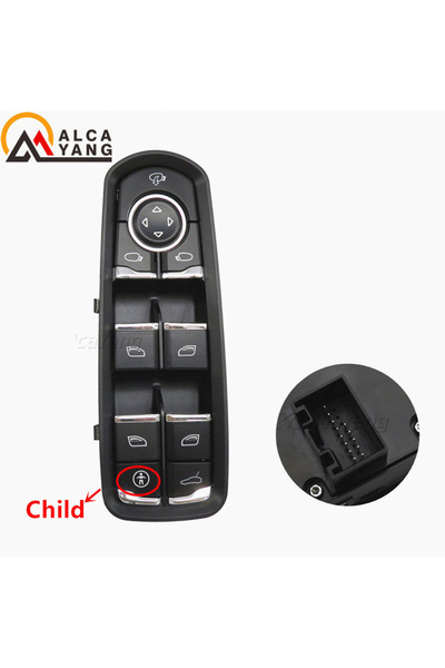 Choice3 Model 2 Window Control Switch Driver Passenger Side Button with Child...