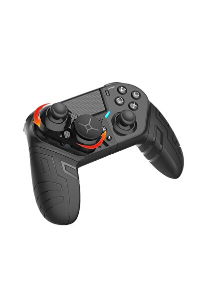 Choice وحدة تحكم لاسلكية سوداء من GAMINJA، مزودة بخاصية الاهتزاز المزدوج وتقن...