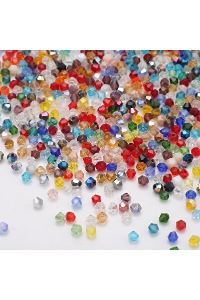 Choice19 3mm 500pcs MULTI 500Pcs 2mm 3mm Mixed Color Czech Bicone Glass Loose...