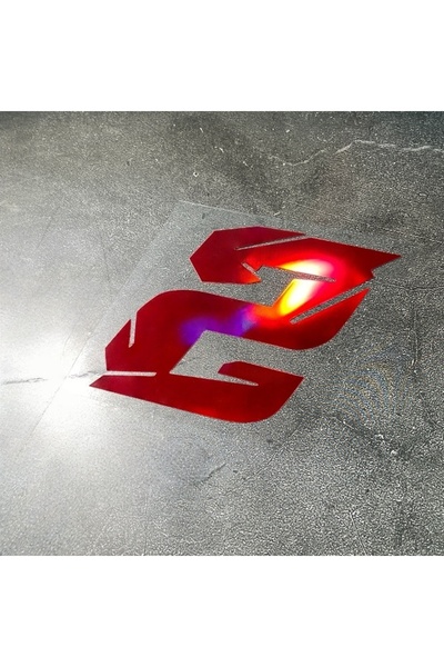 Choice4 ملصقات ليزر حمراء للدراجات النارية، ارتفاع 5 سم، رقم HL-N03-Number2، ...