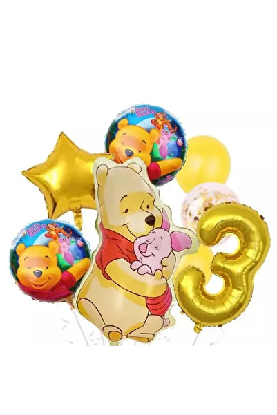Choice1 كما هو موضح في الصورة رقم 3، مجموعة بالونات ويني ذا بوه اللطيفة لحفلا...