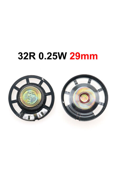 Choice13 32R 0.25W 29mm 1PCS 0.2W 0.5W 1W 2W 4R 8R 32R 8 Ohm Ultra-thin Horn ...