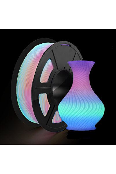 Choice1 250 غرام من خيوط التوهج بألوان قوس قزح، خيوط توهج متعددة الألوان في ا...