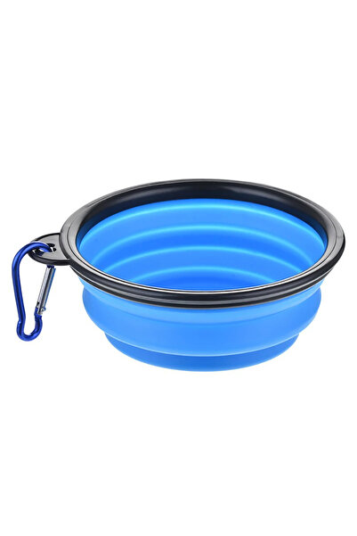 Choice31 وعاء طعام وماء قابل للطي من السيليكون للحيوانات الأليفة، سعة 350 مل،...