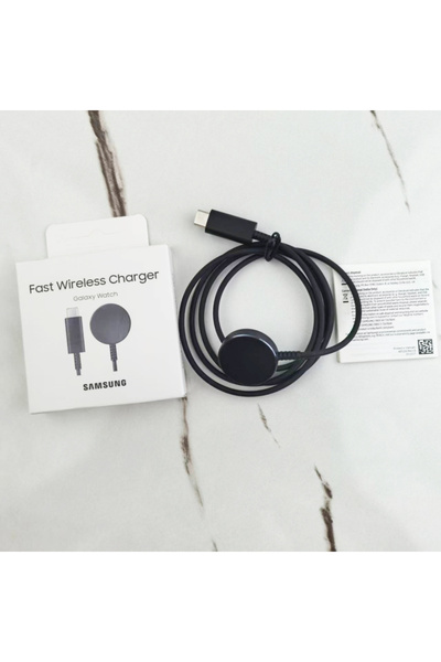Choice شاحن لاسلكي مغناطيسي أسود من سامسونج لساعات سامسونج 8/7/6/5 برو/5/4/3 ...