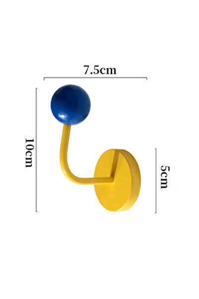 Choice1 yellow 1PC Color Creative Magnetic Hook No Punch Magnetic Hook Kitche...