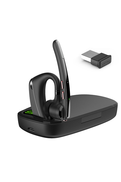 Choice سماعة رأس بلوتوث من كوالكوم، سماعة أذن لاسلكية مزودة بميكروفون مطور لإ...