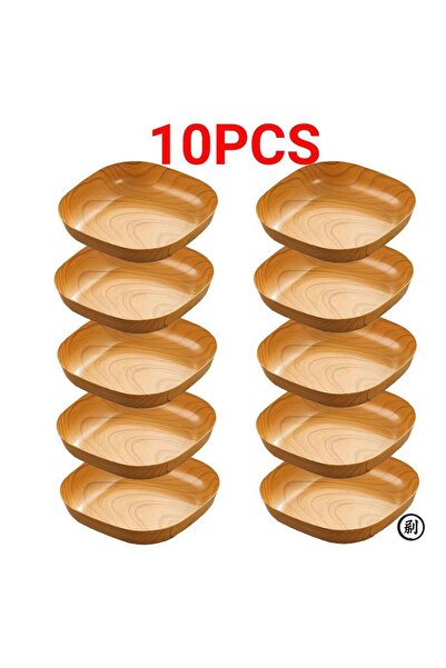 Choice 10pcs 10PCS Japanese-style Plastic Dish Multifunctional Simple Imitati...